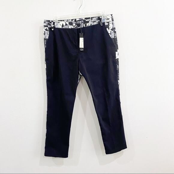 Tibi Arel Black and White Contrast Pants NWT - Picture 1 of 12
